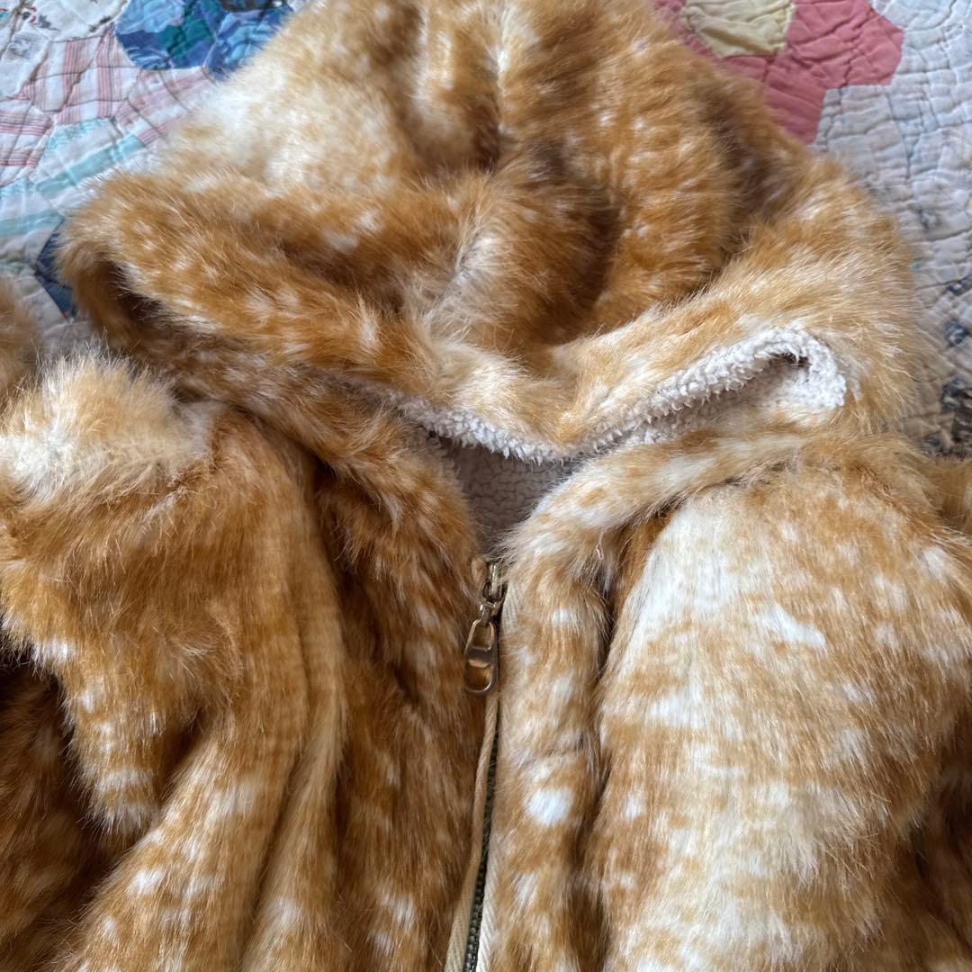 ツモリチサト　TSUMORI CHISATOバンビ柄　フェイクファー