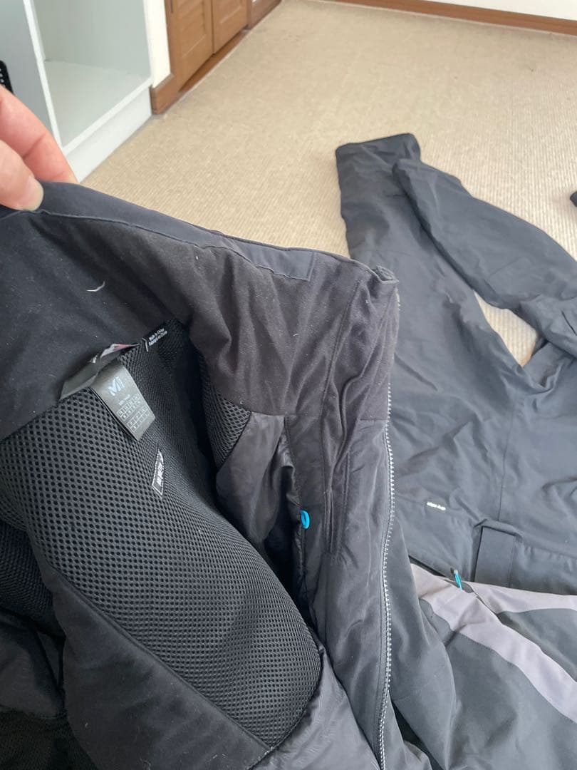 MILLET AIR BOOSTER スキーウェア ブラック サイズL