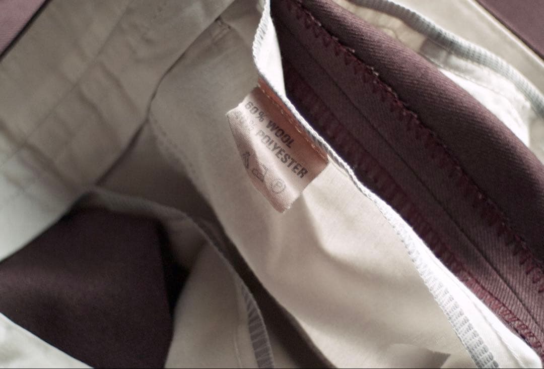 パンツ 80s 90s EURO \"MUNDI\" 3-tuck trousers