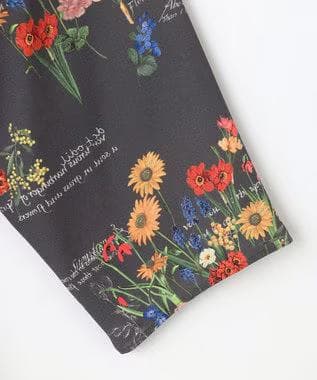 自由区★【洗える】フラワーガーデンプリント ワンピース★44★スレート★1回着用