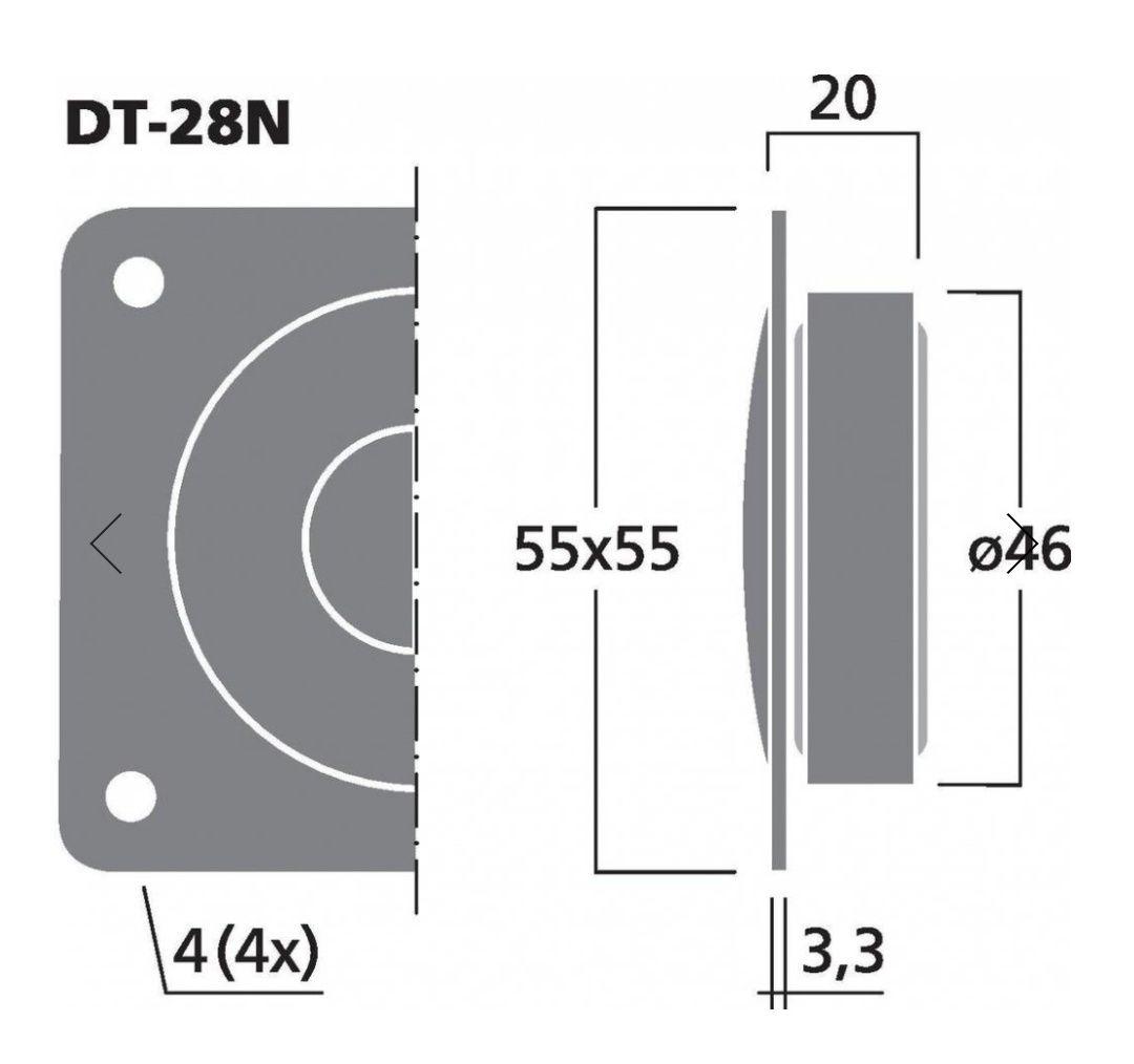 ドイツ  Monacor  DT28N  ツィーター  ペア  19,060円
