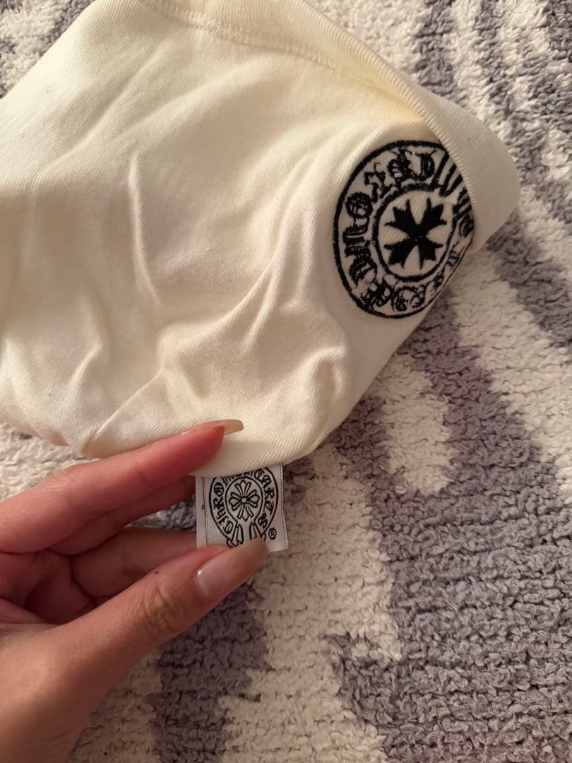 クロムハーツニット帽 ホワイト