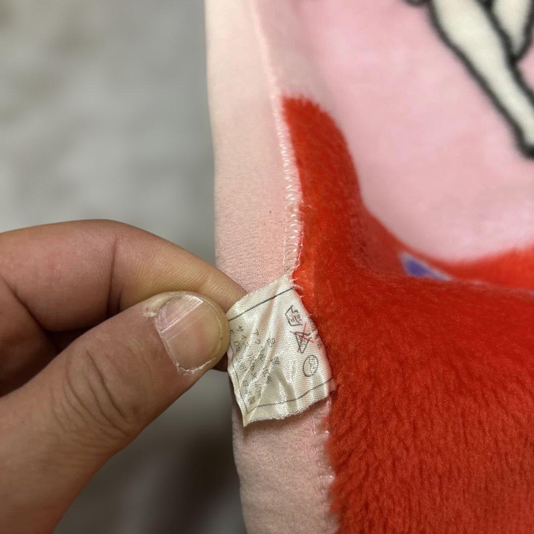 当時物　90s セーラームーン SAILOMOON　ビックプリント　毛布