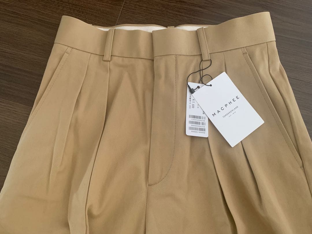 マカフィー　コットンタックチノパンツ　サイズ32