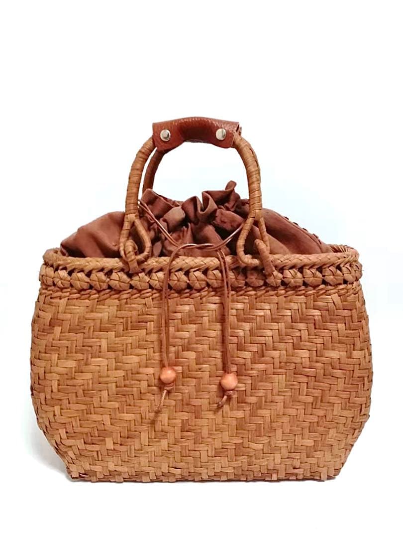 山葡萄バッグ（楕円一段花結び）