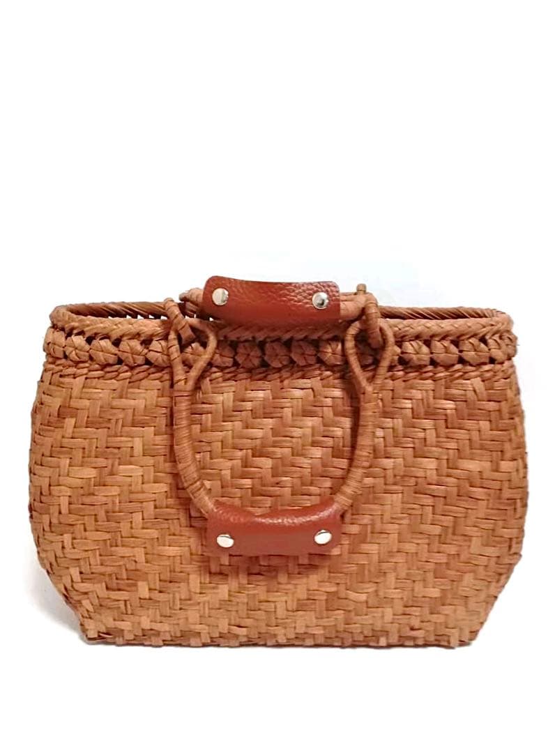 山葡萄バッグ（楕円一段花結び）