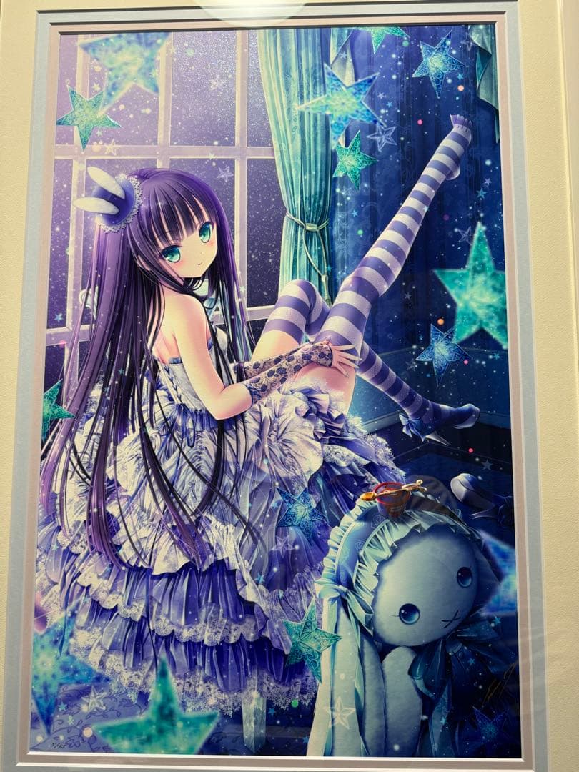 てぃんくる版画 BLU CIELO - NOTTE NOBILE