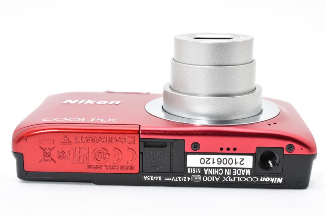 ■ ほぼ新品 ■ ニコン　Nikon COOLPIX A100 レッド