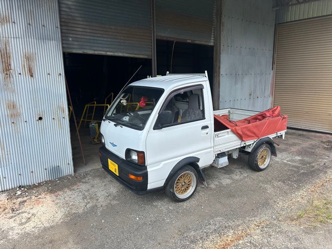 114.3 ４穴 メッシュホイール タイヤ付き