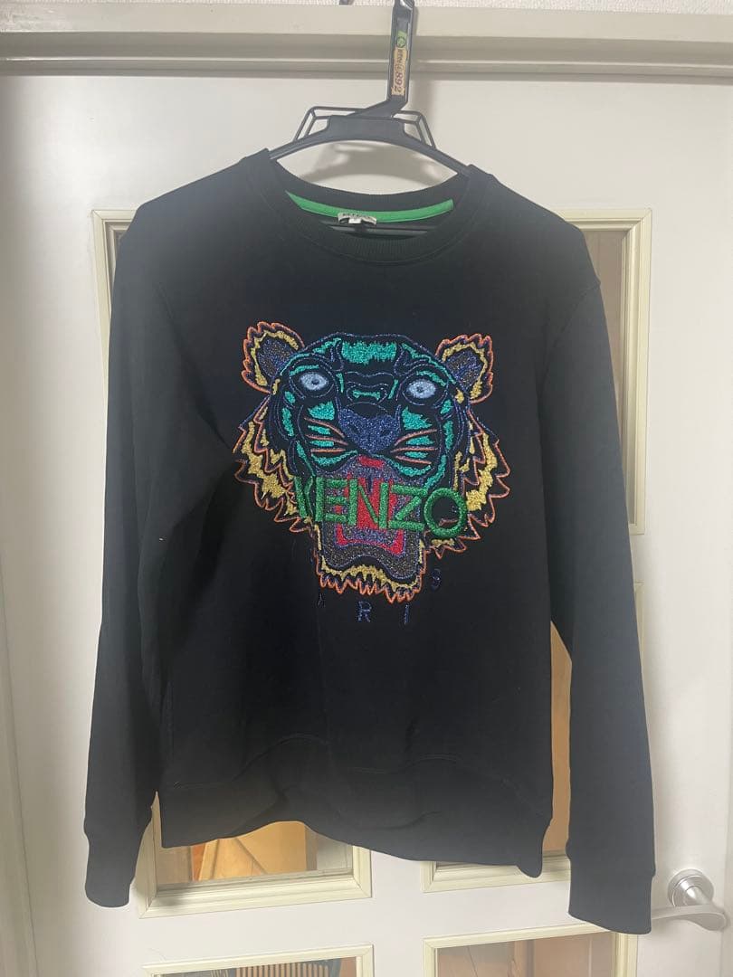 KENZO トラ刺繍 クリスマースカラー　スウェット Sサイズ
