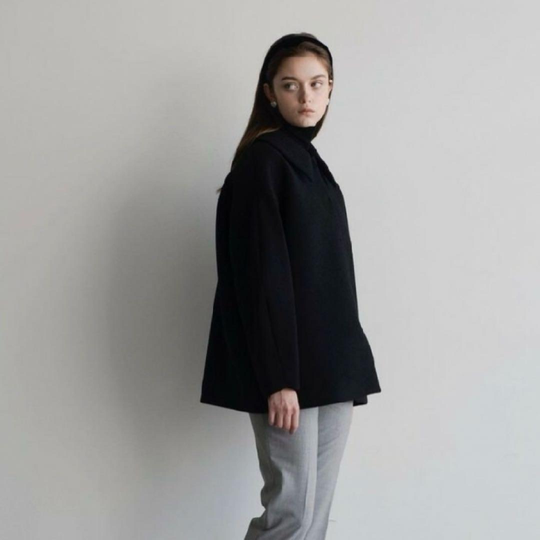 OHGA BONDING コート M ツイード ブラック