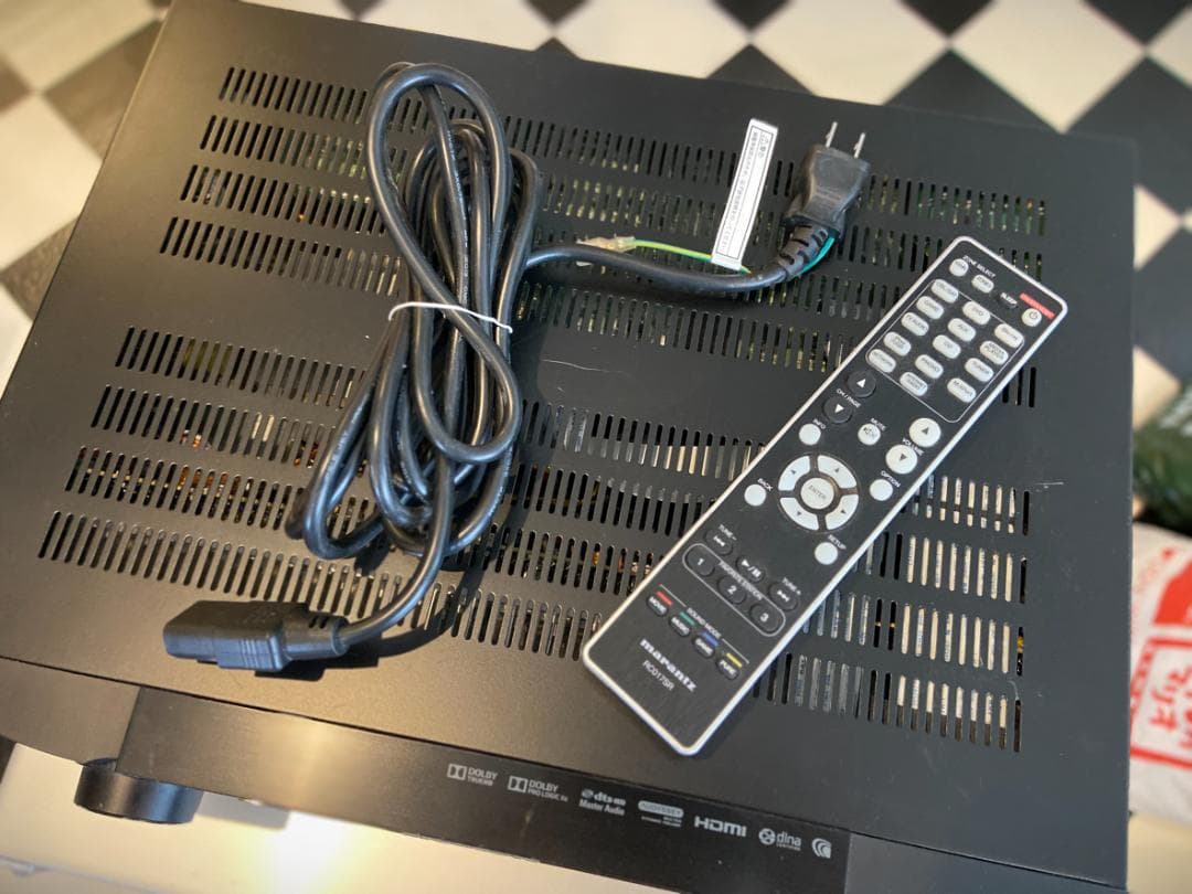 Marantz NR1603 AVサラウンドレシーバー リモコン•電源ケーブル付