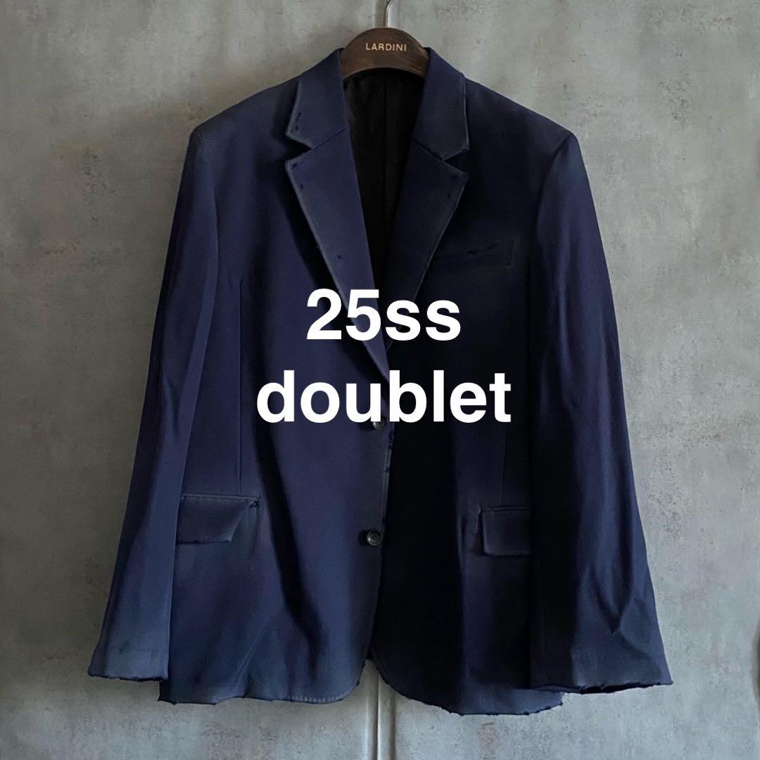 25ss doublet dusty tailored jacket 紺