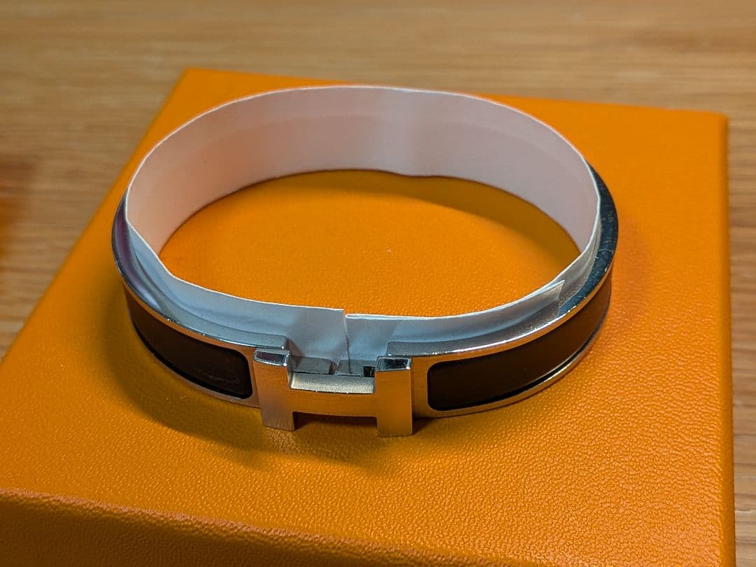 【美品】クリックHH HERMES(エルメス) メンズブレスレット