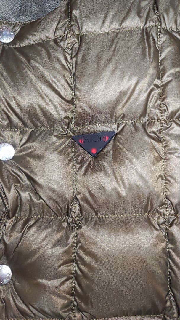 TAION EXTRA ダウンベスト カーキ（ヒーターベスト）