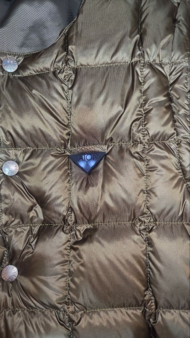 TAION EXTRA ダウンベスト カーキ（ヒーターベスト）