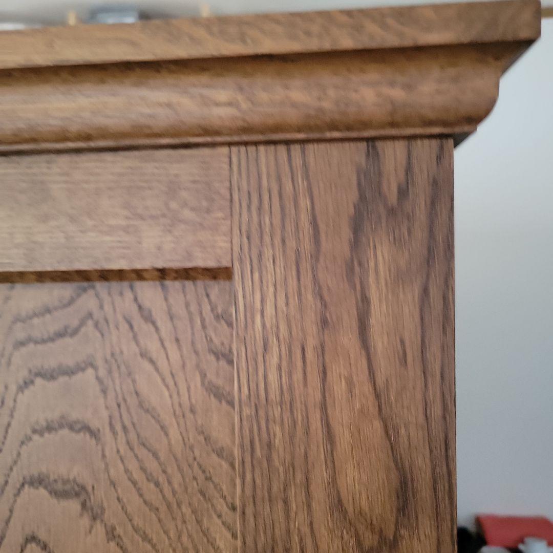 最終お値下げ★北海道EZO社製★最大幅100cmガラス引戸★食器棚