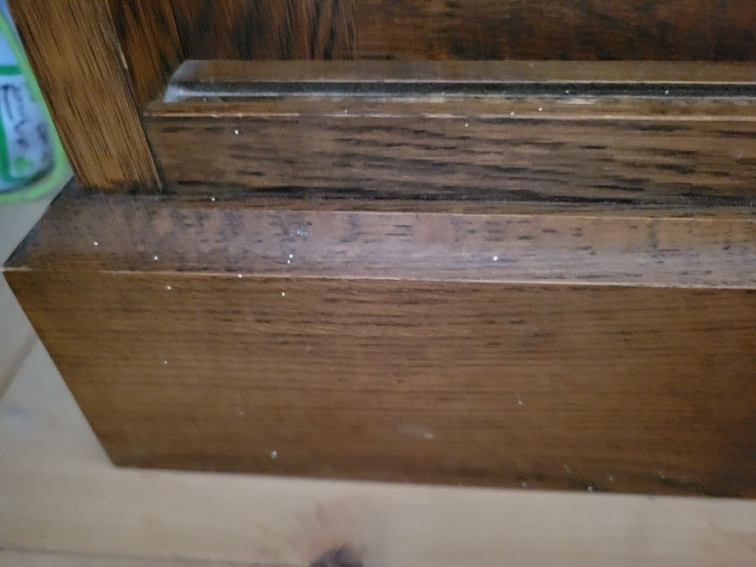 最終お値下げ★北海道EZO社製★最大幅100cmガラス引戸★食器棚