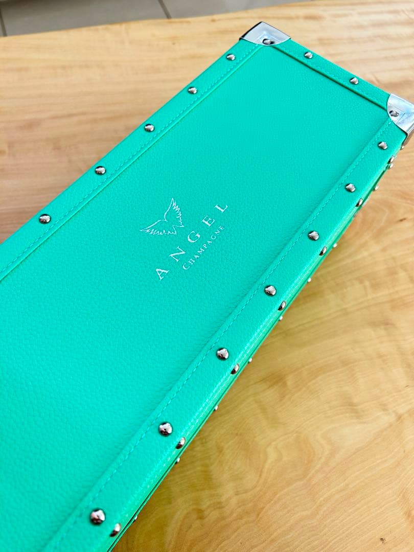 【新品】ANGEL シャンパン ミントグリーンケース