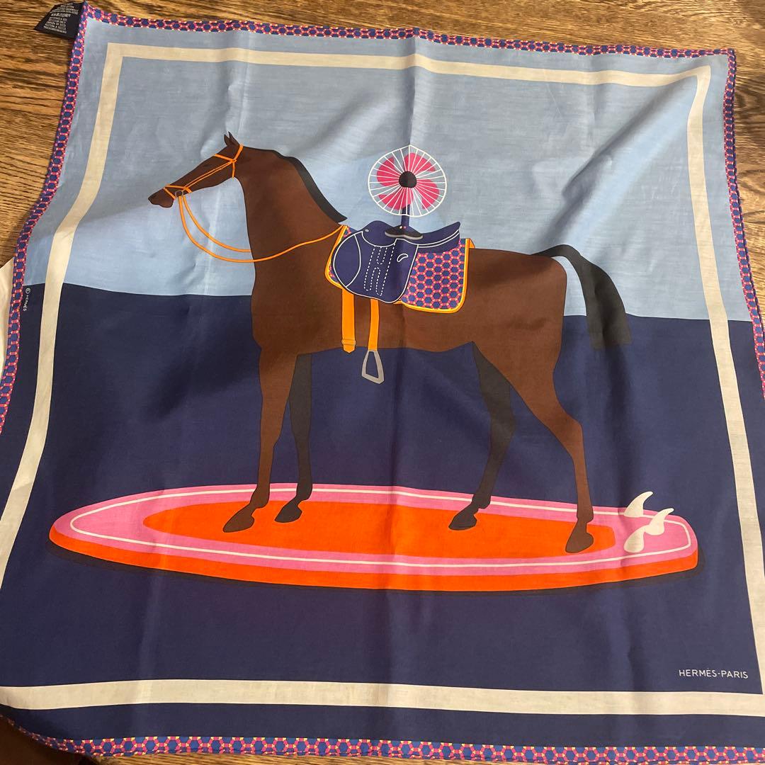 エルメス　カレ65　サーフィンファン　surfing fan スカーフ　希少