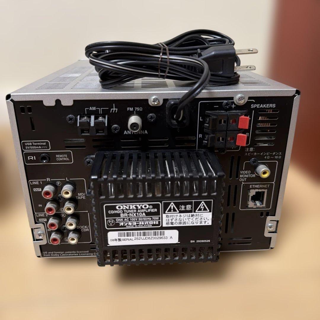 ONKYOミニコンボD-N7TX オーディオケーブル付