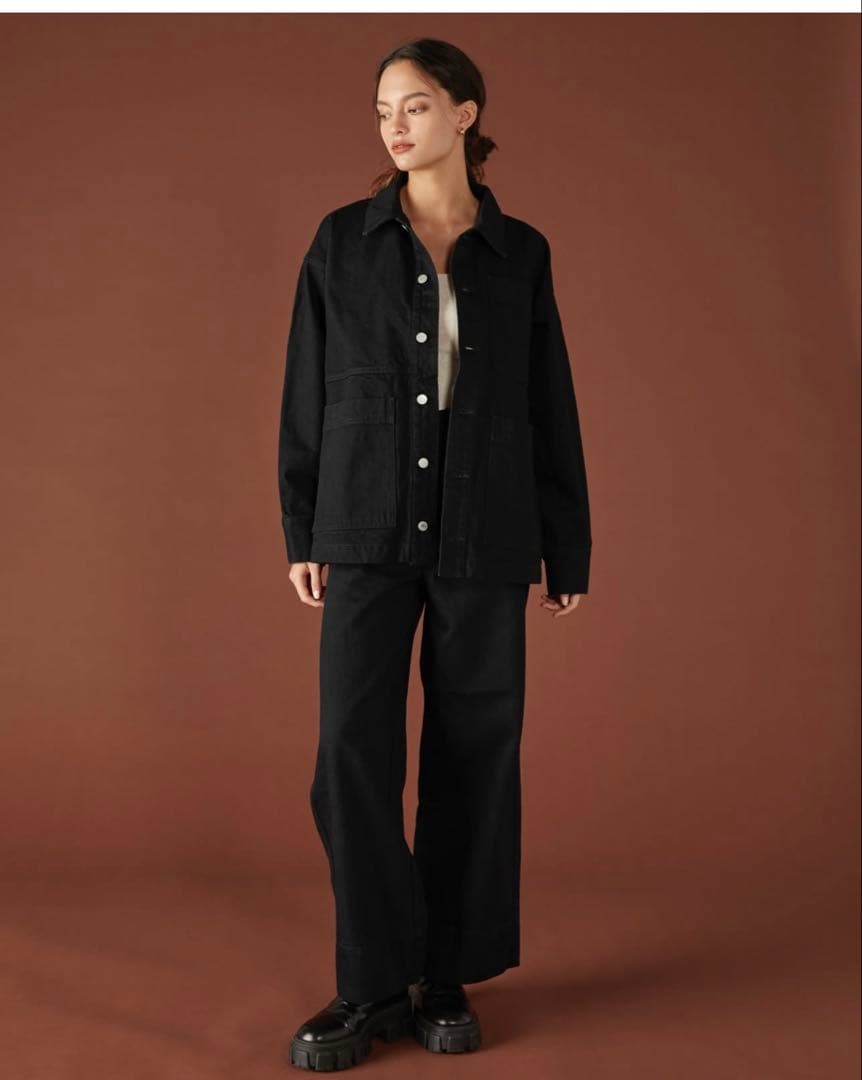 cavezarosso デニムジャケット　ブラック