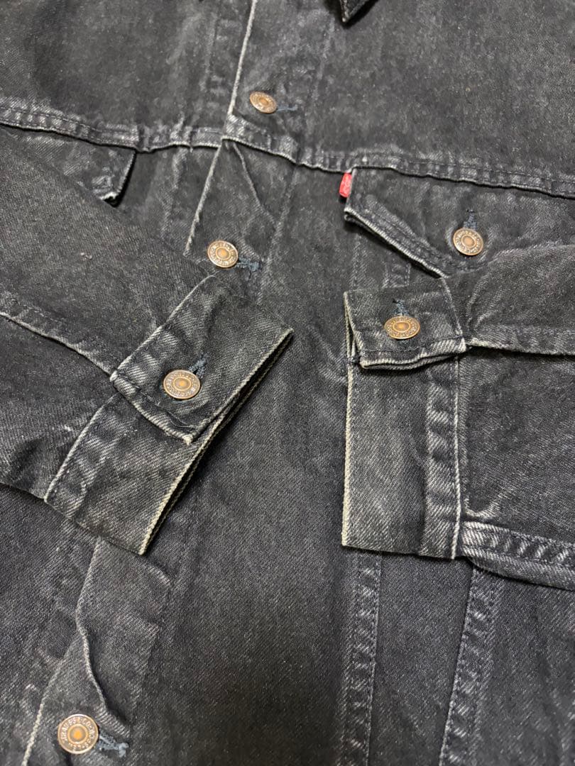Levi's 70507 USA ブラックデニムジャケット XL ビックサイズ