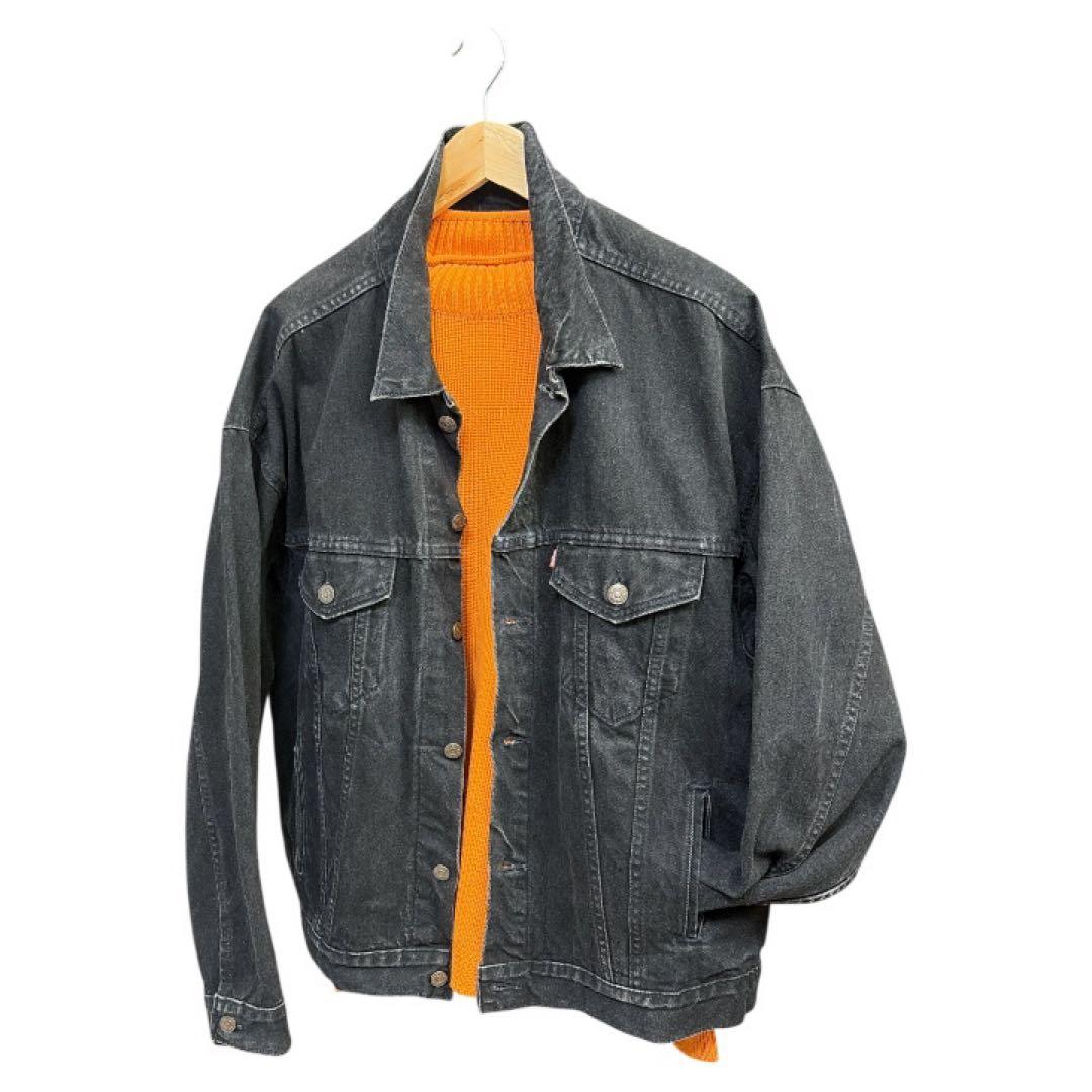 Levi's 70507 USA ブラックデニムジャケット XL ビックサイズ