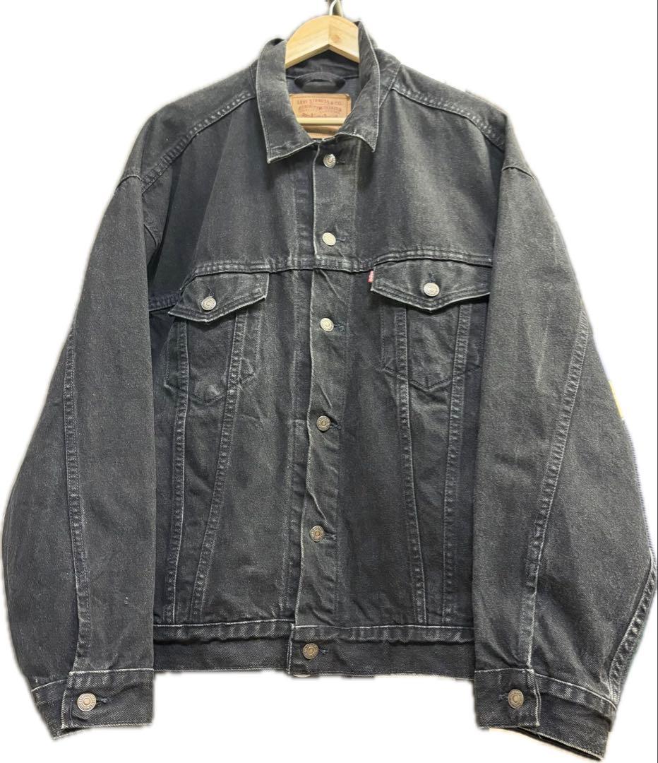 Levi's 70507 USA ブラックデニムジャケット XL ビックサイズ