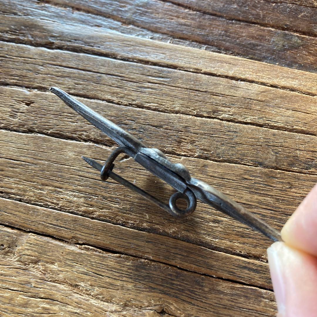 50's 60's ヴィンテージ　ピン　ブローチ　BUSH PILOT バイカー