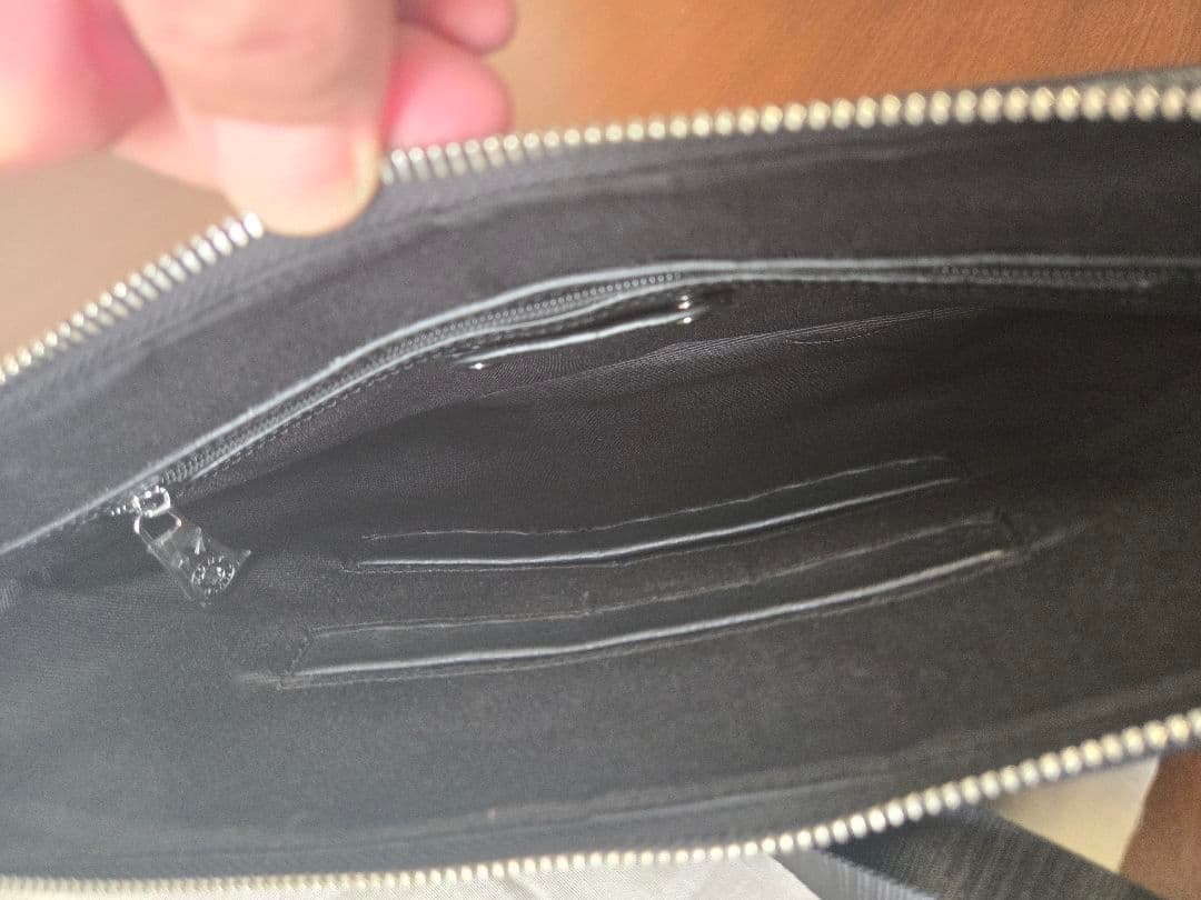 モンブラン　ブラックレザーショルダーバッグ　新品未使用！