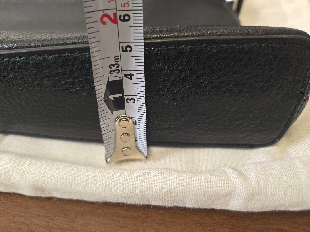 モンブラン　ブラックレザーショルダーバッグ　新品未使用！