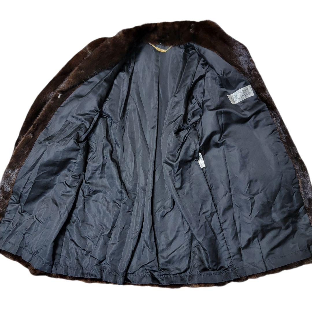 ほぼ未使用 カステルバジャック 岐阜毛被 日本製 高品質 ミンクコート 毛皮