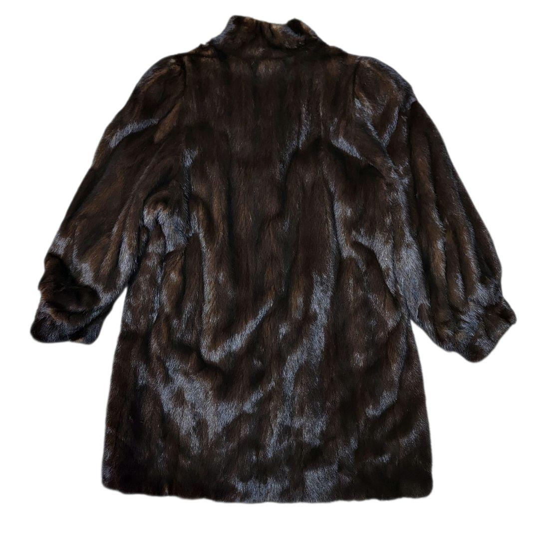 ほぼ未使用 カステルバジャック 岐阜毛被 日本製 高品質 ミンクコート 毛皮