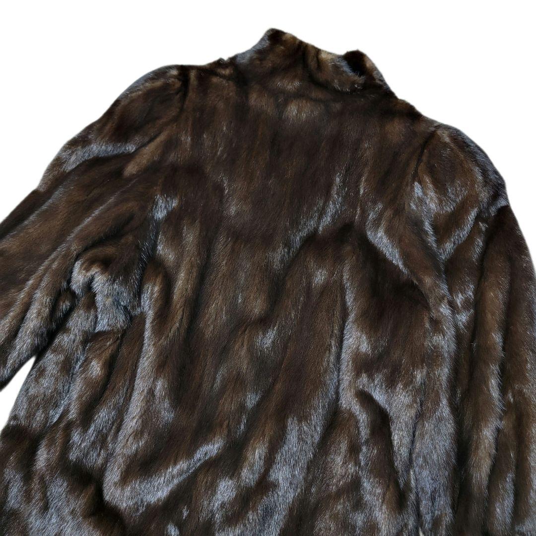 ほぼ未使用 カステルバジャック 岐阜毛被 日本製 高品質 ミンクコート 毛皮