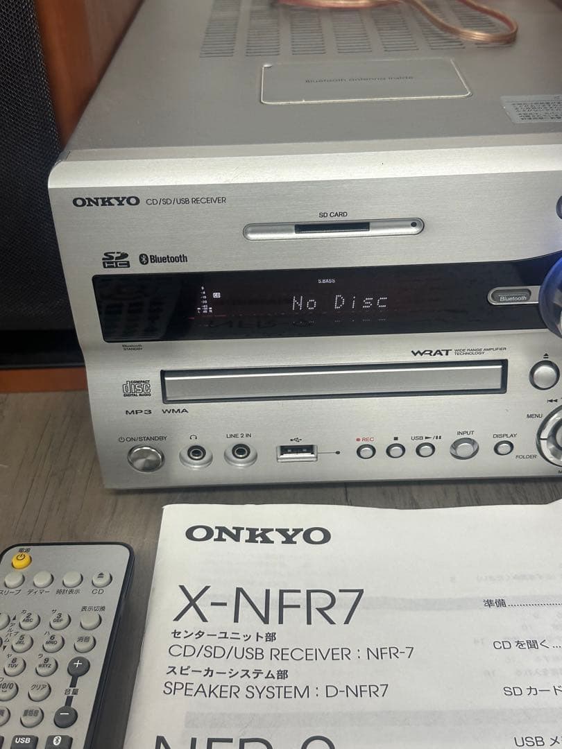 フ*5様 ONKYO X-NFR7 ミニコンポ Bluetooth対応