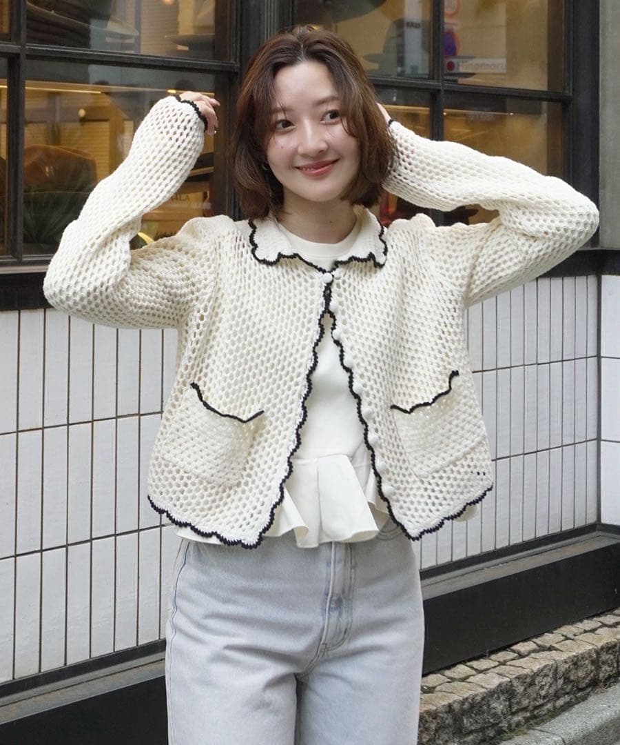 ♡完売商品♡ COCO DEAL アシメペプラムブラウス　アイボリー