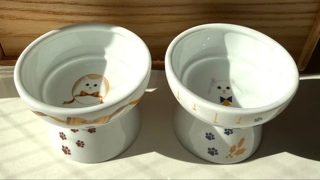 猫壱　ハッピーダイニング　おやつ皿　限定柄