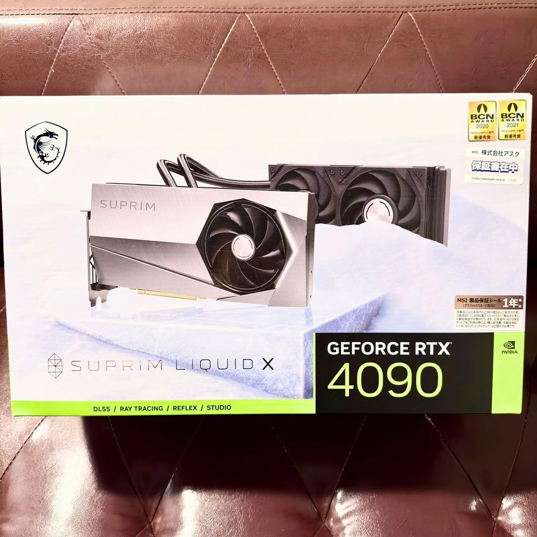 グラフィックボード・グラボ・ビデオカード MSI RTX 4090 SUPRIM LIQUID X 24GB GDDR6X