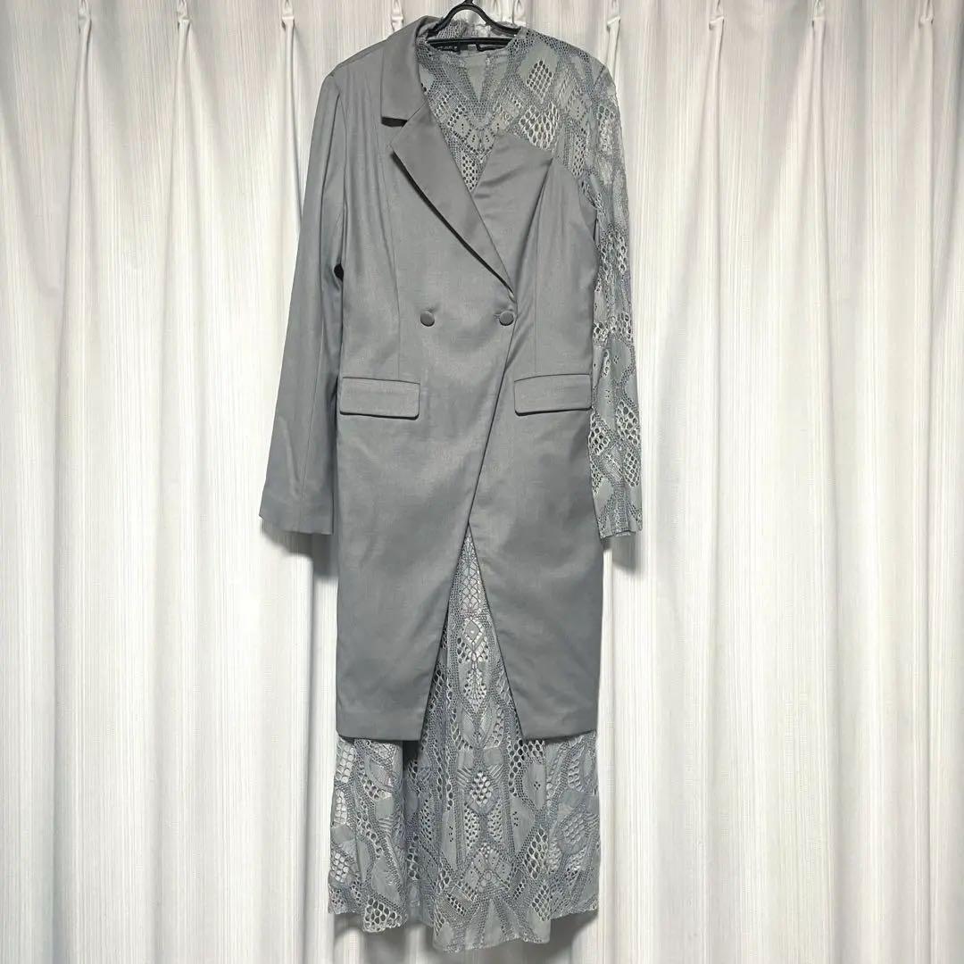 スーツ・フォーマル・ドレス UND SUIT DOCKING LACE DRESS / Ameri