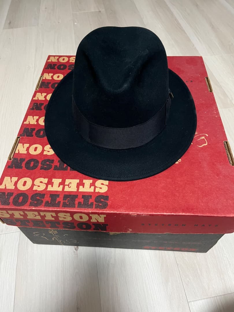 Stetson ステットソン ウールフェルトハット BK　７　１／４