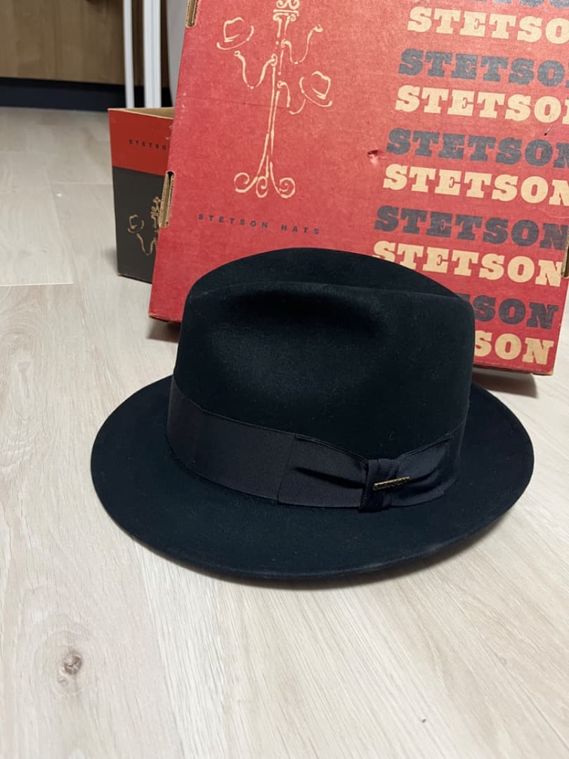 Stetson ステットソン ウールフェルトハット BK　７　１／４