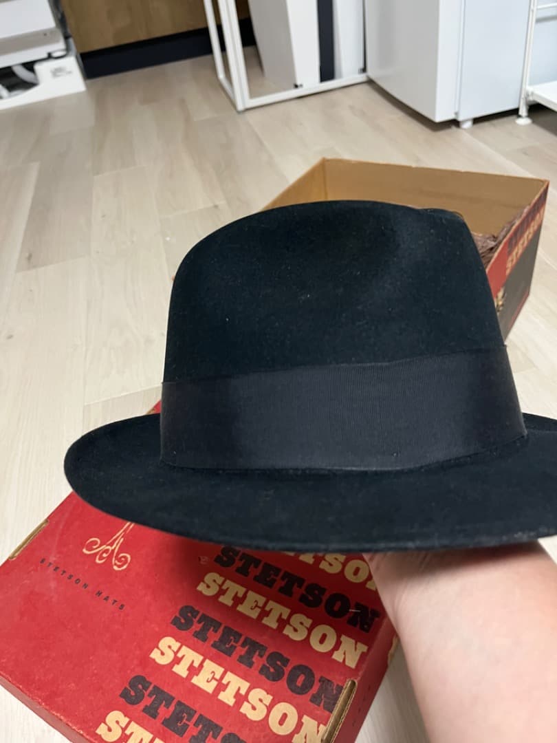 Stetson ステットソン ウールフェルトハット BK　７　１／４