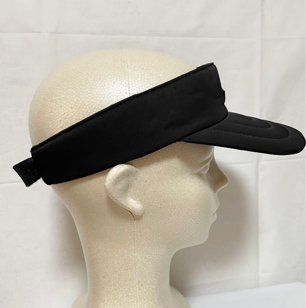 【MONCLER】 BERRETTO サンバイザー ロゴ入り