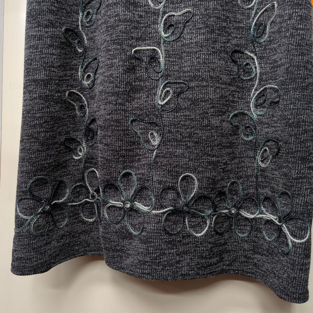 秋物　Lemage オシャレデザイン　半袖チュニック　3Lサイズ