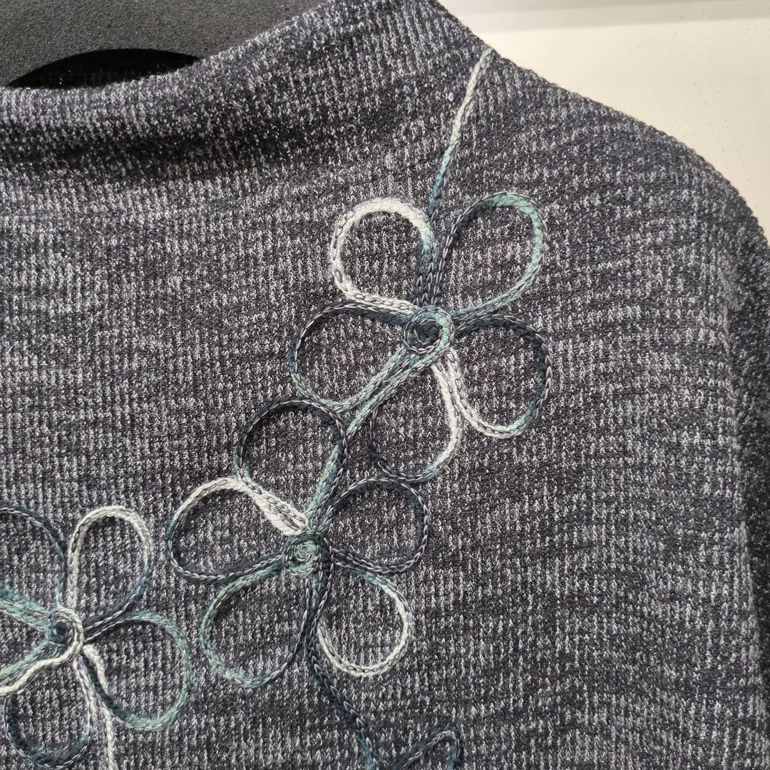 秋物　Lemage オシャレデザイン　半袖チュニック　3Lサイズ