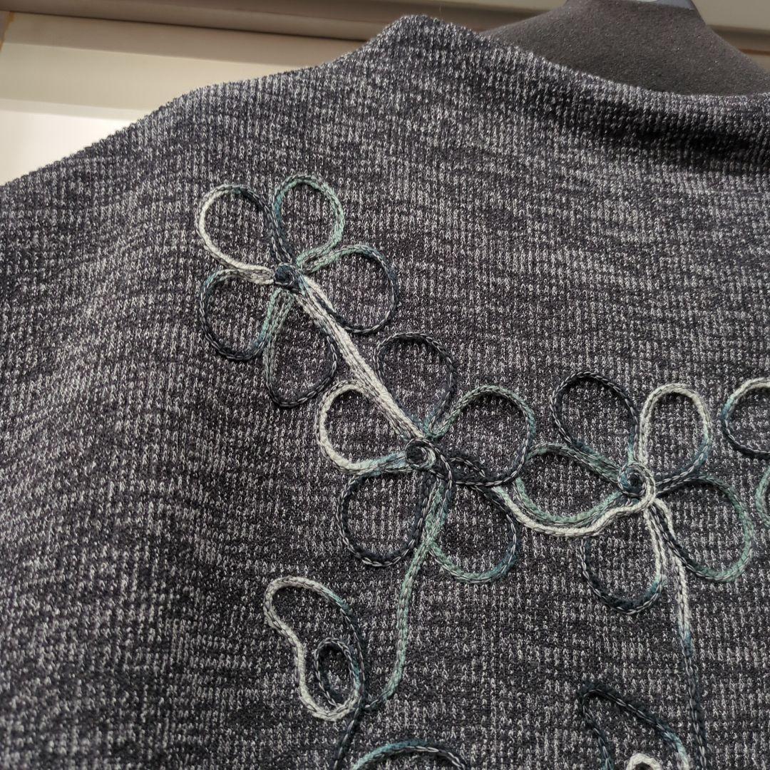 秋物　Lemage オシャレデザイン　半袖チュニック　3Lサイズ