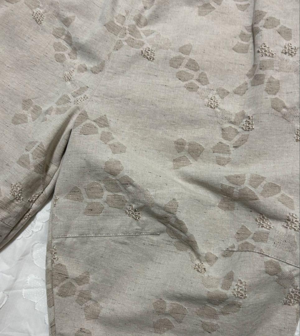 tumugu ツムグ 幾何学ジャガードティンカーパンツ