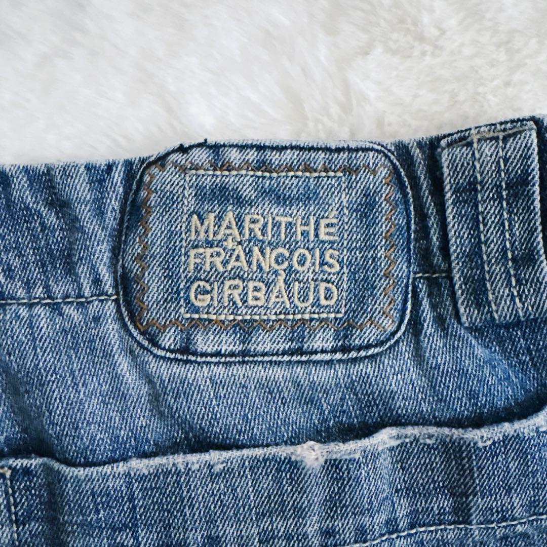 マリテフランソワジルボー シャトルパンツ 極太w38バギーデニム