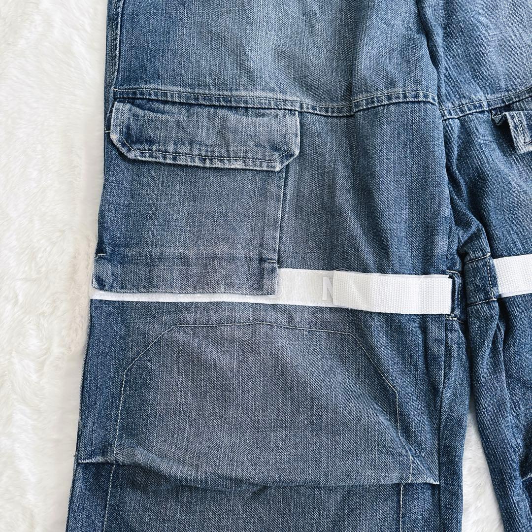 マリテフランソワジルボー シャトルパンツ 極太w38バギーデニム
